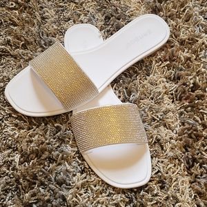 Rhinestone band slides
